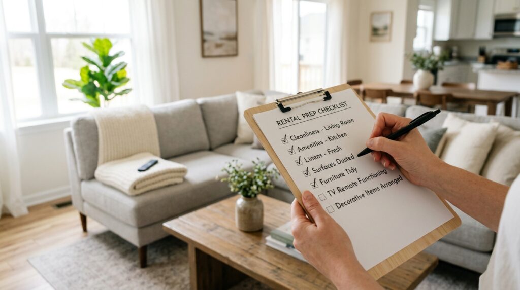 Kontrola stanu mieszkania po gościach - checklist dla zarządcy